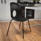Flash Furniture Black Plastic Stack Chair, PK5 5-RUT-NC258-BK-GG - alternate 2