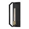 Jonathan Y Chloe 4.8 in. 1-Light Bohemian Farmhouse Iron LED Sconce, Black/Brass Gold JYL9916B - alternate 2