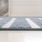 Jonathan Y Anders High-Low MidCentury Modern Arch Stripe Two-Tone Navy/Cream 5 ft. x 8 ft. Area Rug SCN107A-5 - alternate 2