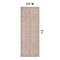 World Rug Gallery Terracotta Floral Washable Rug - Allover Pattern, Flat Pile 2 ft 6 in x 6 ft Runner WR175MULTI26X6 - alternate 3