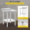 Vevor Stainless Steel Work Table Commercial Kitchen Work Food Prep Table 24"x24" GZT60*60*88 - alternate 4