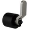 Brizo Litze Single-Handle Freestanding Tub Filler Handle Kit, Industrial Lever Matte Black/Luxe Steel HL7034-BLSL - alternate 1