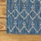 Jonathan Y Ourika Moroccan Geometric Textured Weave Navy/Light Gray 2 ft. x 10 ft. Indoor/Outdoor Runner Rug SMB108B-210 - alternate 4