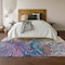 Homeroots 9' X 12' Periwinkle Purple And Ivory Abstract Washable Indoor Outdoor Area Rug 643557 - alternate 4