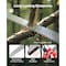 Vevor Manual Pole Saw Extendable Pole Tree Pruner 3.87 - 27 ft with Scissors RUNZETOOL-GZJ-32G2 - alternate 2
