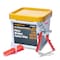 Powertec Tile Leveling System Kit with Plier, Wedges 100 PK & 1/16 Tile Spacer Clips 200 PK, 1 Set, 300PK 71899N - alternate 1