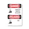Signmission Safety Sign, OSHA Danger, 10" Height, Aluminum, Forklift Traffic Be Alert Bilingual, VI-1265 OS-DS-A-710-VI-1265 - alternate 1