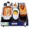 Nutrichef Electric Warming Tray, Blue NCWTG5442BLUE - alternate 1