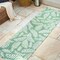 Jonathan Y Nevis Palm Frond Cream/Green 2 ft. x 10 ft. Indoor/Outdoor Runner Rug SMB119G-210 - alternate 3
