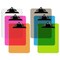 Davis Group Plastic Clipboard, Spring Clip, Assorted Colors, 6PK 4877-99-06 - alternate 1