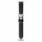 Elegani Leather Band Compatible with Apple Watch 40mm, Black, Black/Yellow Gold/Rose Gold Buckle LOT-BLK-40 - alternate 1