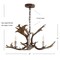 Jonathan Y Speller 27" Adjustable Resin Antler 3-Light LED Chandelier, Brown JYL6303A - alternate 3