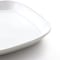 Our Table Simply White 6 Piece 8 Inch Square Fine Ceramic Salad Plate Set in White 133025.01 - alternate 2