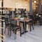 Flash Furniture HERCULES Black Ladder Back Metal Restaurant Chair - Mocha Vinyl Seat XU-DG-6Q2B-VRT-MCHV-GG - alternate 2