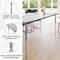 Flash Furniture Wren 72 in x 30 in Adjustable Height Activity Table, Thermal Laminate Top, Standard Legs, Gray XU-A3072-REC-GRY-T-A-GG - alternate 4