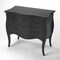 Homeroots Black 2 Drawer Chest 389781 - alternate 1