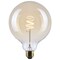 Satco 5.5 Watt G40 LED 2000K CCT Medium Base Clear Glass Amber Coil Filament Dimmable 120 Volt S14215 - alternate 2