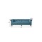 Homeroots 92" Teal Blue Velvet Chesterfield Wood Sofa 543986 - alternate 3