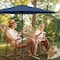 Simple Deluxe 9' Patio Umbrella Replacement Canopy Outdoor Table Market Yard Umbrella Replacement Top Cover with LGBRLACANOPY9DBL - alternate 2