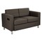 Office Star Products Atlantic Loveseat, Graphite ATL52-R111 - alternate 2