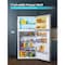 Black&Decker 16.4 cu.ft Top Mount Refrigerator / Freezer  -Stainless Look BR1640KS - alternate 3