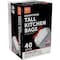 Do It Best 13 Gal. Tall Kitchen White Trash Bag, 40-Count 627992 - alternate 1