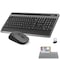Delton Wireless Keyboard with Tablet Holder and M42 Optical Mouse Combo, Black T42 - alternate 1