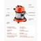 Vevor Walnut Blaster 13L 1200W Automotive Engine Carbon Cleaner with 23 Adapters JT-11R - alternate 2