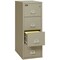 Fireking 4 Drawer, 2 Hr Fire & Impact Rated, Vertical, 31" depth Letter Pewter 4-1956-2PE - alternate 2