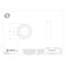 Tritan Deep Groove Radial Ball Bearing, 1630 Industry Number, Double Sealed, 3/4 in Dia, Alloy Steel 3852 2RS PRX - alternate 2