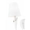 Z-Lite Claudelle 1-Light Wall Sconce, 5.75 in W x 14 in H, Textured White 4014-1S-TW - alternate 3