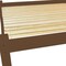 Homeroots Brown Solid Wood Twin Bed Frame 546601 - alternate 2