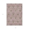 Homeroots 9' X 12' Chocolate Beige And Mauve Medallion Washable Indoor Outdoor Area Rug 587780 - alternate 3