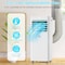 Edendirect 10,000 BTU (DOE) Portable Air Conditioner Cools 400 sq. ft. with Dehumidifier with Remote in White ZR-KY-10K-07A - alternate 5