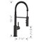 Blanco Catris Semi-Pro 1.5 GPM, Matte Black 443032 - alternate 3