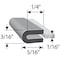 Trim Lok Inc Rubber Edge Trim, Black, 250 ft L X2008-250 - alternate 2