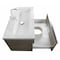 Cutler Trough Collection 30 in Wall Mount Modern Bathroom Vanity - Dorato FV-TR-DORATO30 - alternate 3