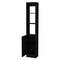 Homeroots 13" Black Wood Freestanding Single Door Bathroom Vanity 558545 - alternate 2
