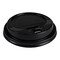 Empress Dome Lid for 10-20oz Paper Hot Cups Black 90 mm Rim, 1000PK E1020-DLB - alternate 1