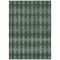 Homeroots 3' X 5' Olive Green And Charcoal Geometric Washable Indoor Outdoor Area Rug 577073 - alternate 3