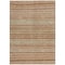 Homeroots 9' X 12' Terra Cotta And Rust Striped Washable Indoor Outdoor Area Rug 615390 - alternate 2