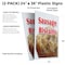 Signmission Sausage Biscuits, Plastic Signs Only 24 Inch x 36 Inch, Corrugated Plastic, 2PK CSB-2436-2PACK-Sausage Biscuits - alternate 2