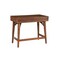 Homeroots 36" Brown Solid Manufactured Wood Writing Desk with Two Drawers 524094 - alternate 2