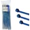 Kable Kontrol Metal Detectable Cable Zip Ties, 14 in L, Blue, Iron Impregnated Nylon 6-6, 120 lbs Strength CTMD-1400-120-BLUE - alternate 1