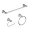 Oakbrook Collection Brushed Nickel Silver Zinc Towel Holder BH-OB4000BN - alternate 2