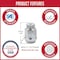 Coyote Wheel Accessories WHEEL INSTALLATION KIT 5 Lug Kit 14 Millimeter x 15 Thread Size 60 Degree Conical Spline Drive 63K548SBLK - alternate 2