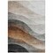 Homeroots 5' X 8' Khaki Black And Terra Cotta Abstract Washable Indoor Outdoor Area Rug 605826 - alternate 3