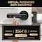 Wrightmaster 5 in 1 Corded Aluminum Smart Lock Deadbolt with APP, Biometric, Key Fob Door Lock, Handle in Black ZR-LYF-D6 - alternate 3