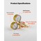 Vevor Argon Regulator Gauge Argon Welding Gas Gauges for TIG/MIG Welding 1C008-0071 AR - alternate 3