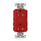 Leviton 20 Amp SmartlockPro GFCI Receptacle/Outlet, Hospital Grade, Tamper-Resistant - Red GFTR2-HGR - alternate 2